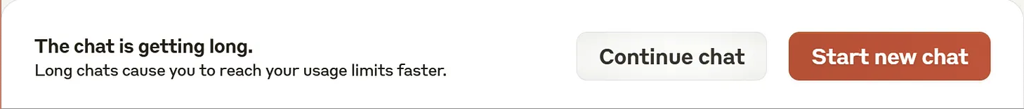 This chat is getting long.